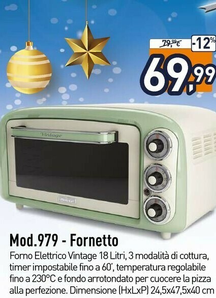 979 18 l 1380 w bianco, verde offerta di Unieuro