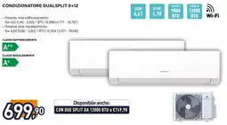 Unieuro Electroline condizionatore dualsplit 9+12 offerta