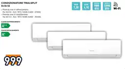 Unieuro Electroline condizionatore trialsplit 9+9+12 offerta