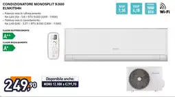 Unieuro Electroline condizionatore monosplit 9.000 ELNKIT94H offerta