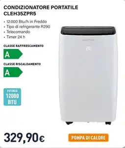 Unieuro Electroline Condizionatore portatile CLEH35ZPR5 offerta
