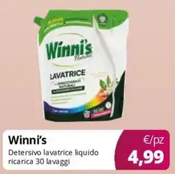 Acqua & Sapone Winni's Detersivo lavatrice liquido ricarica offerta