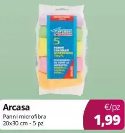 Acqua & Sapone Arcasa Panni microfibra 20x30 cm - 5 pz offerta