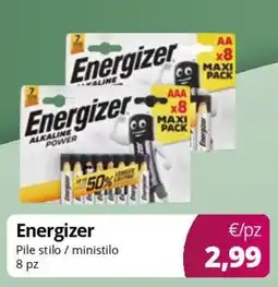 Acqua & Sapone Energizer Pile stilo / ministilo 8 pz offerta