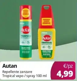 Acqua & Sapone Autan Tropical vapo / spray offerta