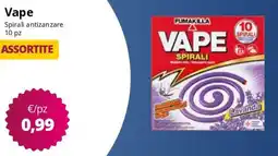 Acqua & Sapone Vape Spirali antizanzare 10 pz offerta