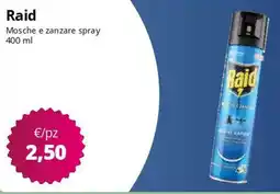 Acqua & Sapone Raid Mosche e zanzare spray offerta