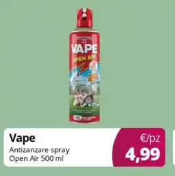 Acqua & Sapone VAPE Antizanzare spray Open Air offerta