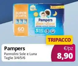 Acqua & Sapone Pampers Pannolini Sole e Luna offerta