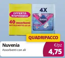 Acqua & Sapone Nuvenia Assorbenti con ali offerta