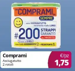 Acqua & Sapone Comprami Asciugatutto 2 rotoli offerta