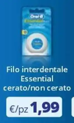Acqua & Sapone Filo interdentale Essential cerato/non cerato offerta