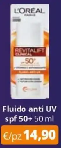 Acqua & Sapone L'OREAL Fluido anti UV spf 50+ offerta