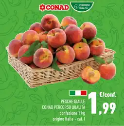 Conad Pesche gialle conad percorso qualità offerta
