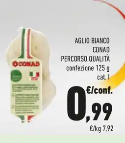 Conad Aglio bianco conad percorso qualità offerta
