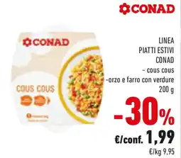 Conad Linea piatti estivi CONAD offerta