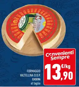 Conad Formaggio valtellina d.o.p. casera offerta