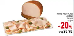 Conad Petto di pollo italiano al forno GARDANI offerta