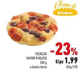 Conad Focaccia sapori pugliesi offerta