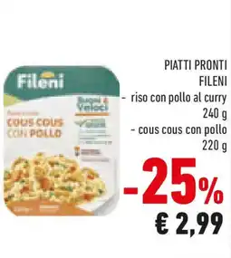 Conad Piatti pronti FILENI offerta