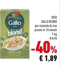Conad Riso gallo blond offerta