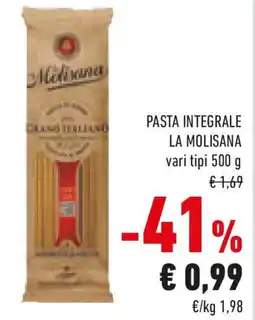 Conad Pasta integrale LA MOLISANA offerta