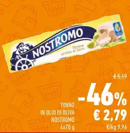 Conad Tonno in olio di oliva NOSTROMO offerta