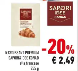 Conad 5 croissant premium SAPORI&IDEE CONAD offerta