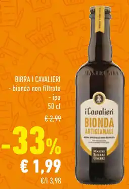 Conad Birra I CAVALIERI offerta