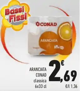 Conad Aranciata CONAD classica offerta
