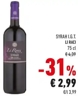 Conad Syrah i.g.t. LI RACI offerta