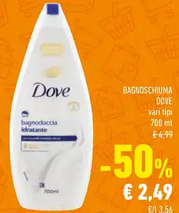Conad Bagnoschiuma DOVE offerta