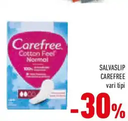 Conad Salvaslip CAREFREE vari tipi offerta