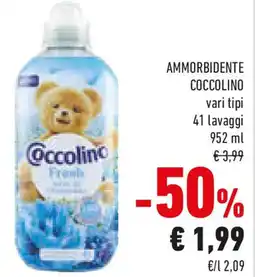 Conad Ammorbidente coccolino vari tipi offerta