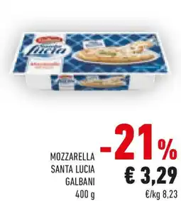 Conad Mozzarella santa lucia GALBANI offerta