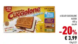 Conad 6 gelati cucciolone ALGIDA offerta