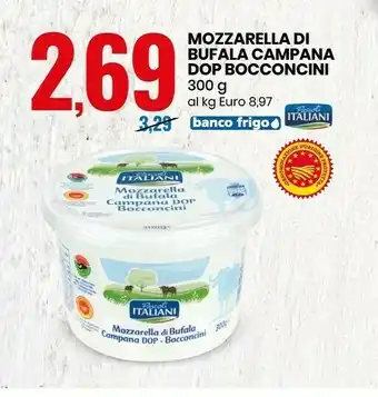 Eurospin Pascoli italiani - mozzarella di bufala campana dop offerta