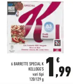 Conad 6 barrette special k KELLOGG'S offerta