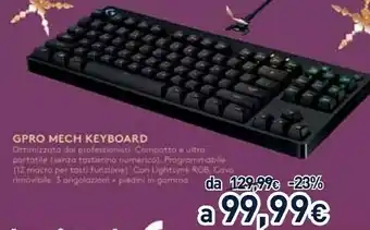Unieuro G pro gaming keyboard tastiera usb qwerty us international nero offerta
