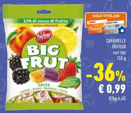 Conad Caramelle DUFOUR vari tipi offerta