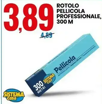 Eurospin Sistema casa rotolo pellicola professionale, 300 m offerta