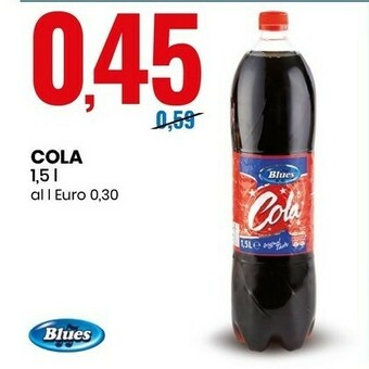 Eurospin Blues cola offerta
