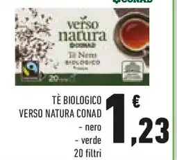 Conad Tè biologico VERSO NATURA CONAD offerta