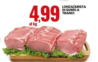 Eurospin Lonza di suino a tranci offerta