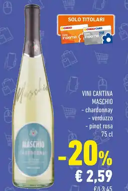 Conad Vini cantina MASCHIO offerta