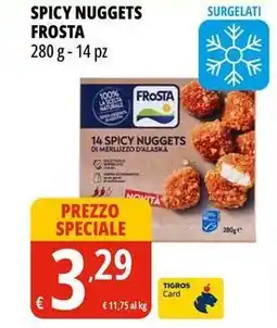 Tigros Spicy nuggets FROSTA offerta