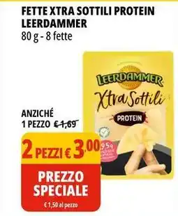 Tigros Fette xtra sottili protein LEERDAMMER offerta