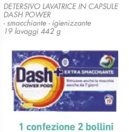 Conad Detersivo lavatrice in capsule DASH POWER offerta
