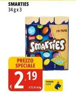 Tigros Smarties offerta
