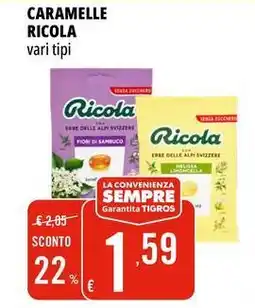 Tigros Caramelle RICOLA offerta